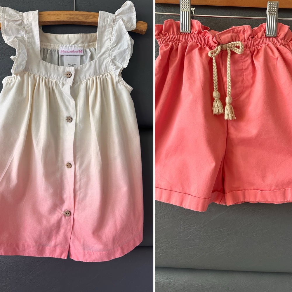 Pink Ombre Kids Shorts